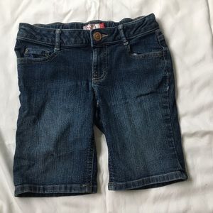 girls jean shorts